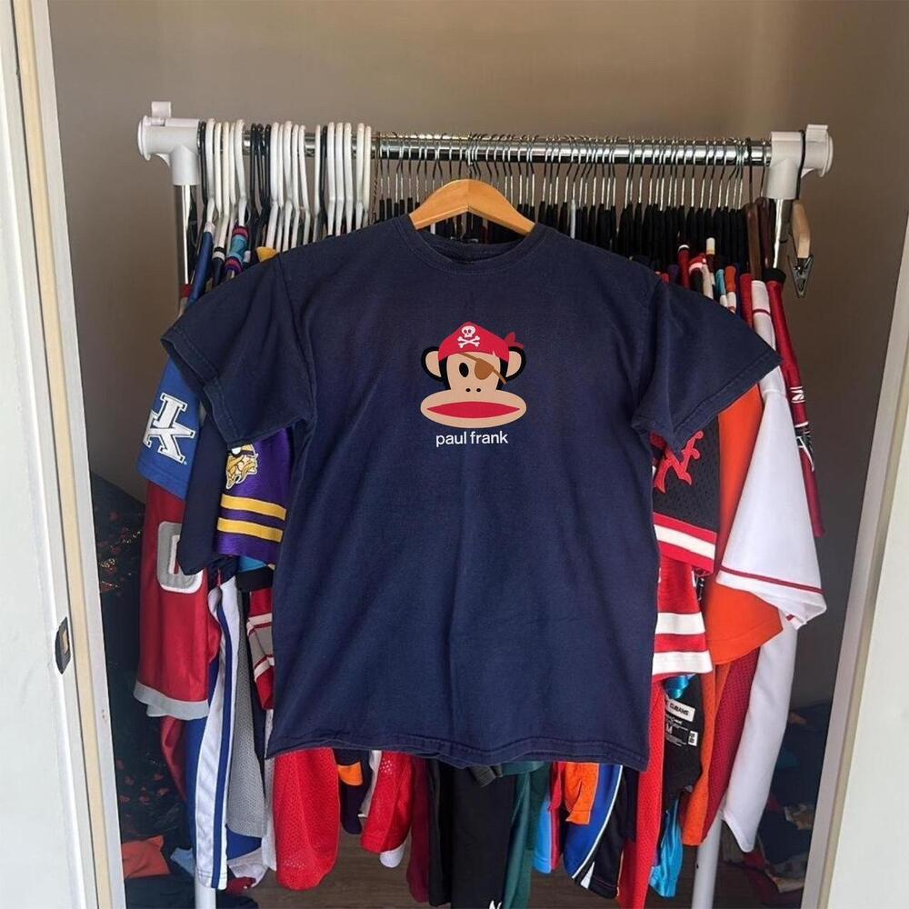 Navy Blue Paul Frank Monkey Tee
